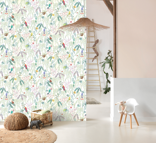 Tropical forest - fondo blanco
