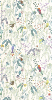 Tropical forest - fondo blanco