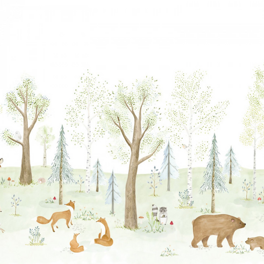 Papel tapiz, Papel tapiz niños, Once Upon a Time, THE ENCHANTED FOREST WITH BEAR