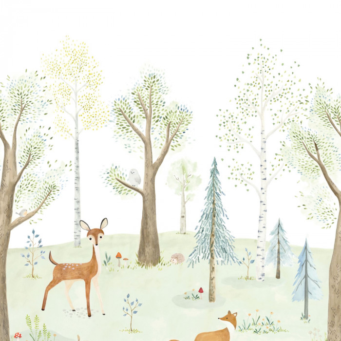 Papel tapiz, Papel tapiz niños, Once Upon a Time, THE ENCHANTED FOREST WITH DOE